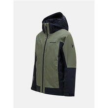 Dziecięca Kurtka narciarska Peak Performance Jr Rider Tech Insulated J zielona - Adventure Sports
