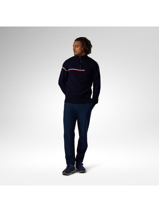 Sweter męski ROSSIGNOL M Odysseus Half Zip Merino Swe niebieski
