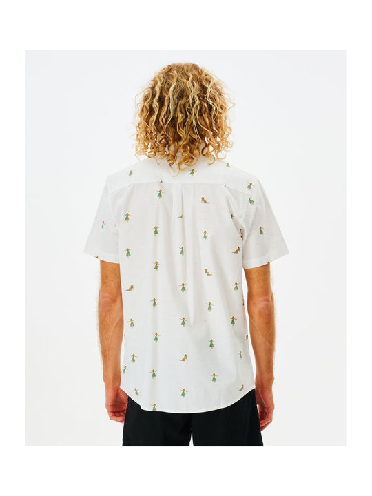 Koszula RIP CURL Hula Breach S/S Shirt biały
