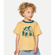 Koszulka juniorska RIP CURL Paddle Out Art Tee-Boy żółta
