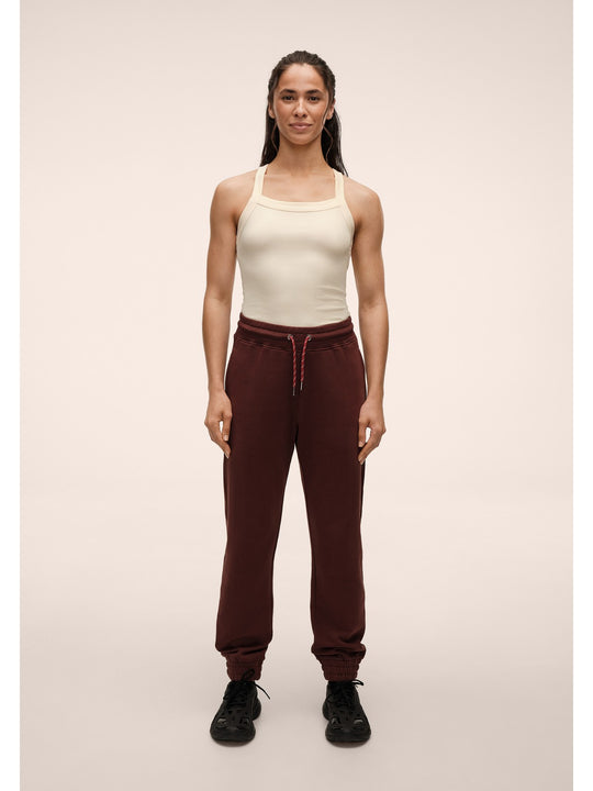 Spodnie damskie CASALL Terry Relaxed Jogger brązowe
