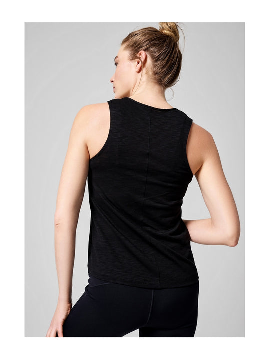 Koszulka damska treningowa CASALL Soft Texture Tank czarny
