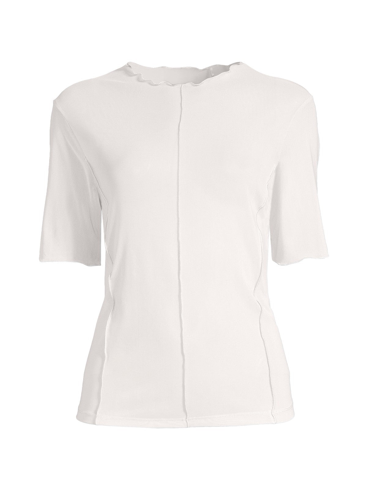 Koszulka treningowa damska CASALL Seam Detail Mesh Tee kolor biały