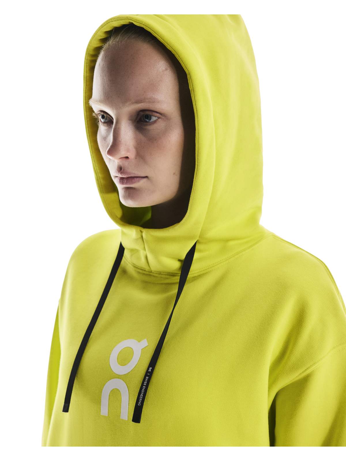 Bluza damska z kapturem ON RUNNING Club Hoodie żółty