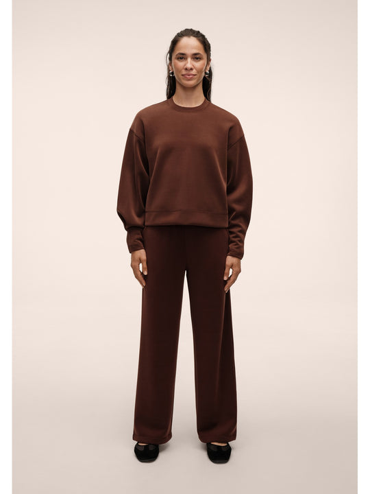 Spodnie damskie CASALL Peachy Straight Leg Jogger brązowe
