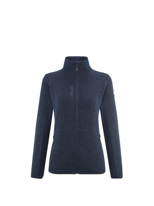 Bluza damska MILLET W Chamonix Knit Jkt W granatowa
