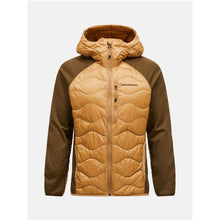Kurtka PEAK PERFORMANCE Helium Down Hybrid Hood Men brązowy
