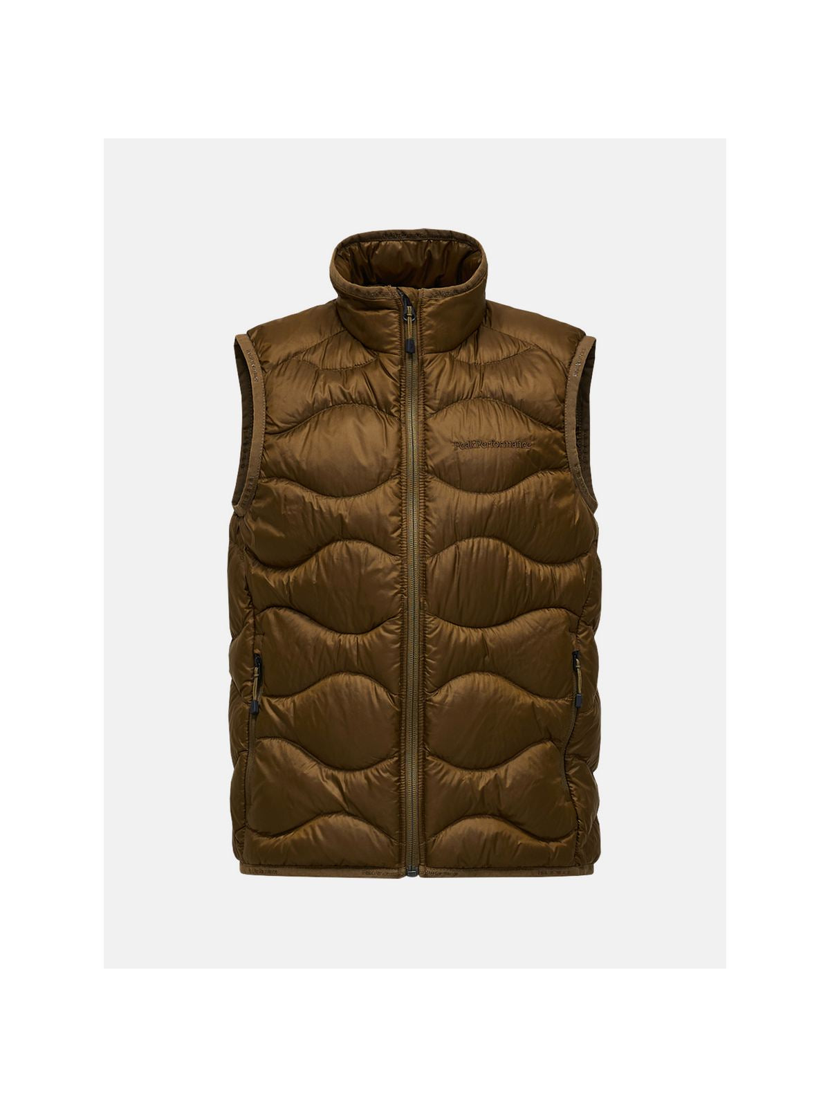 Kamizelka juniorska PEAK PERFORMANCE Helium Down Vest Brazowy brązowa