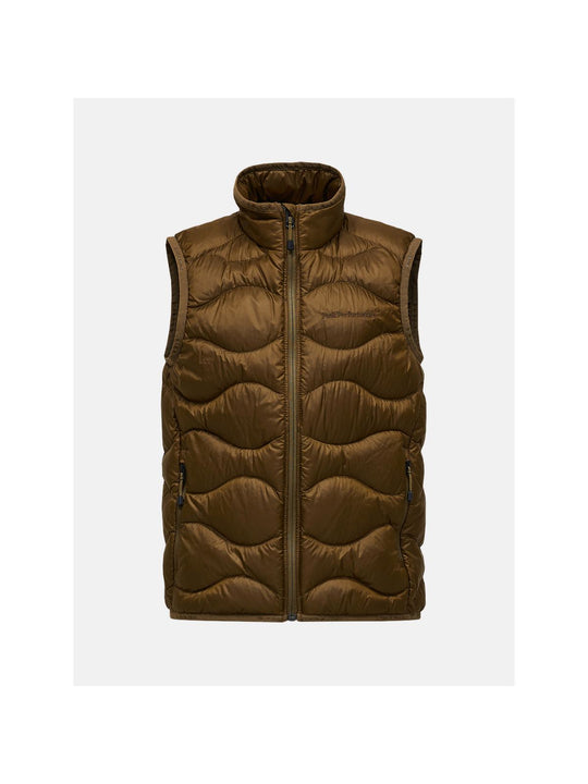 Kamizelka juniorska PEAK PERFORMANCE Helium Down Vest Brazowy brązowa
