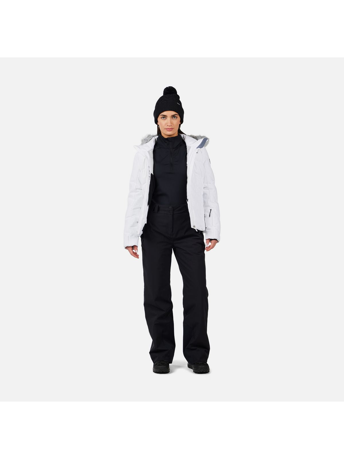 Bluza damska ROSSIGNOL W MID LAYER STRETCH HZ czarna