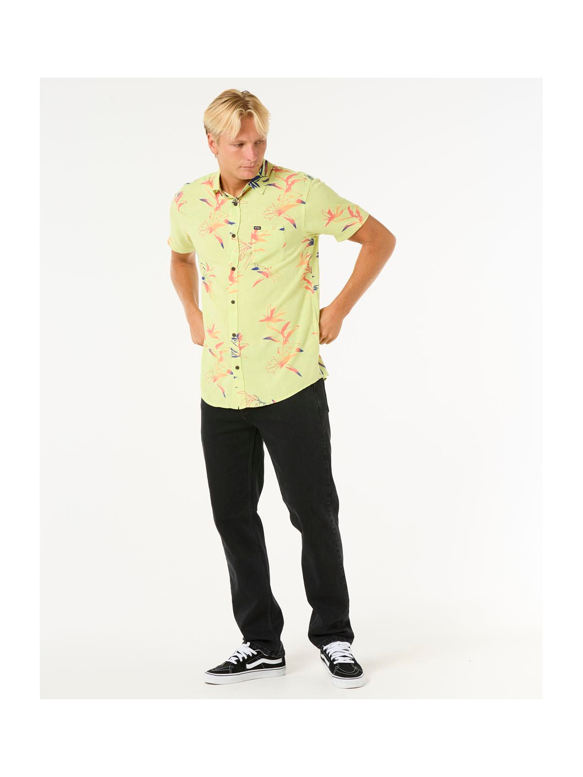 Koszula RIP CURL Fun Times S/S Shirt żółty