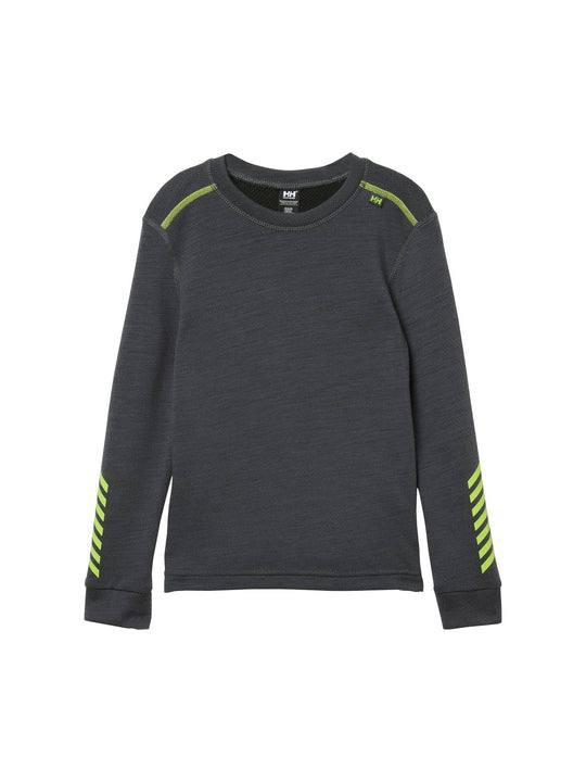 Bielizna termiczna dziecięca HELLY HANSEN K LIFA MERINO SET szara
