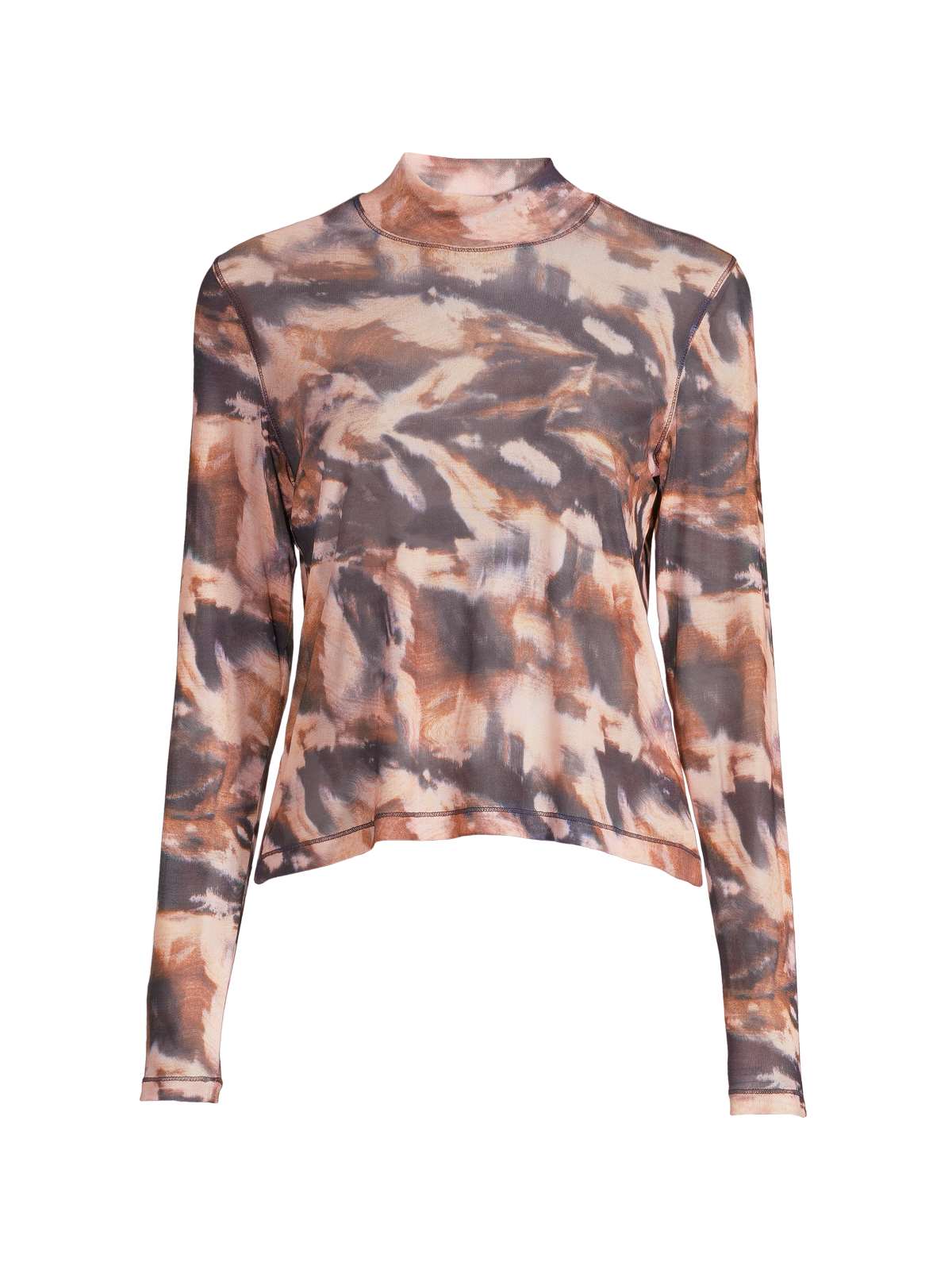 Koszulka CASALL Space Sheer Mock Neck Longsleeve space