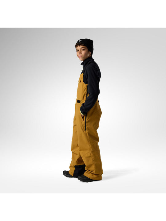 Spodnie narciarskie juniorskie ROSSIGNOL Jr Outerlimits Insulated Bib brązowe

