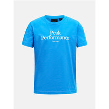 Koszulka PEAK PERFORMANCE Original T-Shirt Junior niebieski - Adventure Sports
