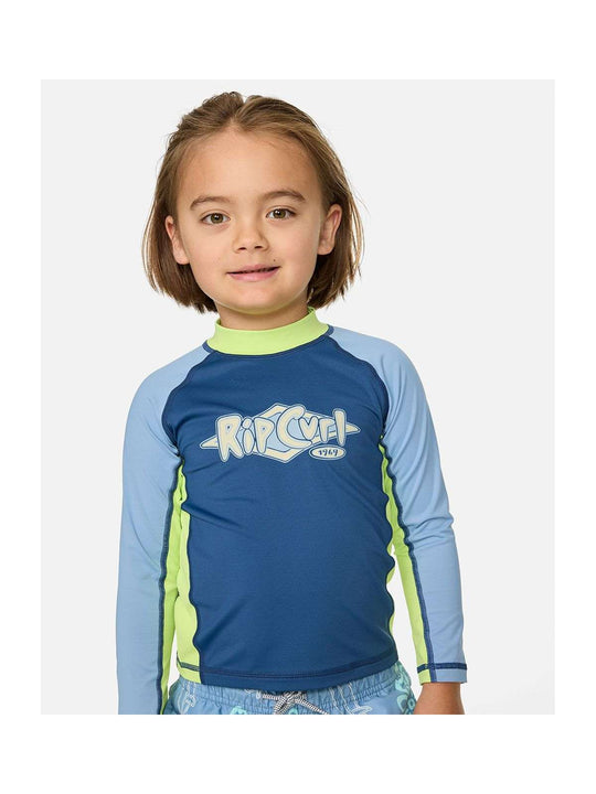 Lycra chłopięca RIP CURL Ride The Wave Upf L/S-Boy niebieska
