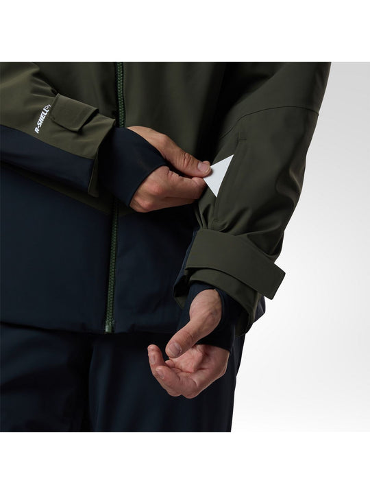 Kurtka narciarska męska ROSSIGNOL M 4Ws Blackside Insulated Jack zielona
