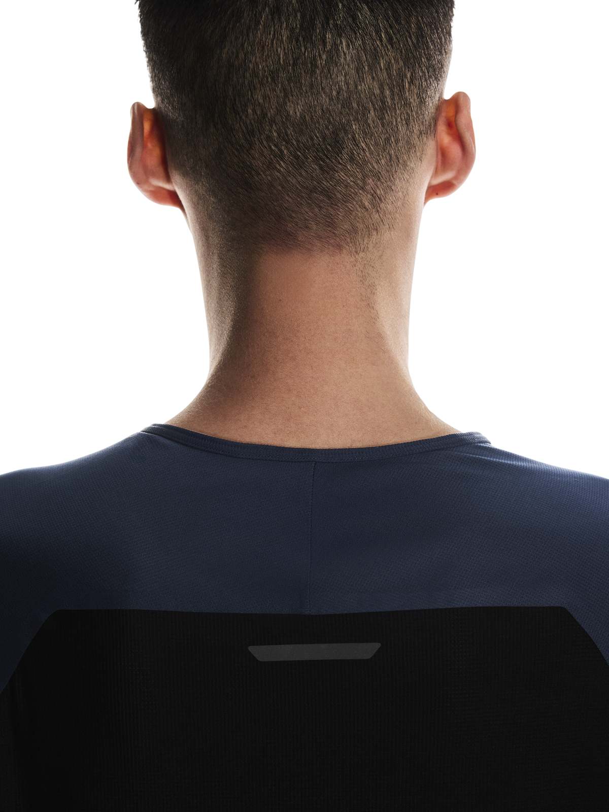 Longsleeve do biegania męski On Performance Long-T granatowy