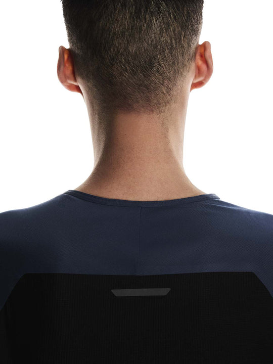 Longsleeve do biegania męski On Performance Long-T granatowy
