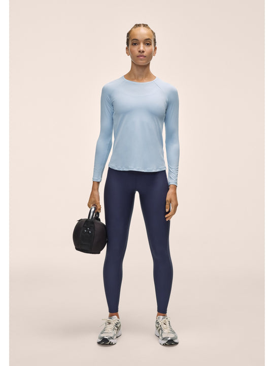 Koszulka treningowa damska CASALL Essential Long Sleeve kolor niebieski
