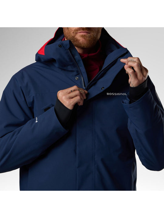 Kurtka narciarska męska ROSSIGNOL M Strawpile Insulated Ski Jkt niebieska
