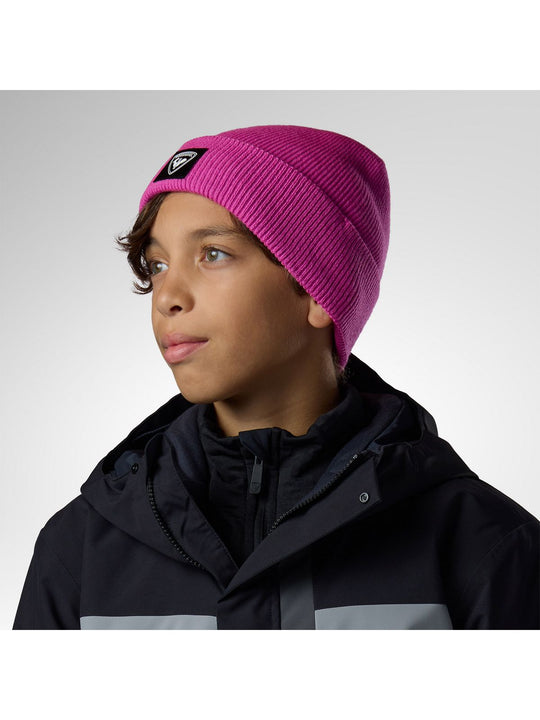 Czapka juniorska ROSSIGNOL Jr Corporate Beanie różowa
