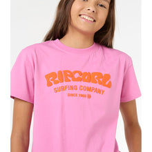 Koszulka RIP CURL Surf Puff Relaxed Tee- Girl różowy - Adventure Sports

