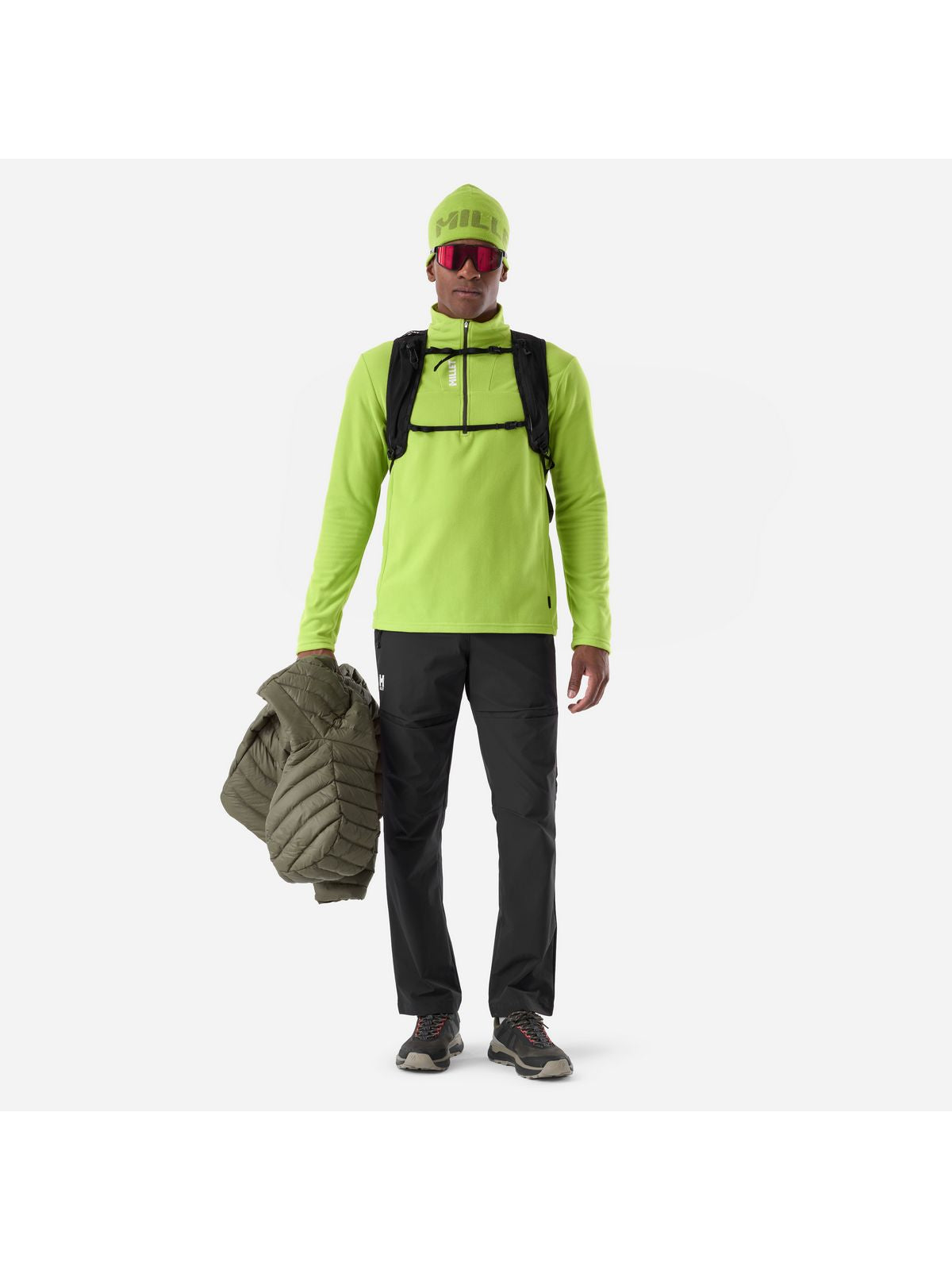 Bluza męska MILLET M Ubic Lightgrid Po M zielona