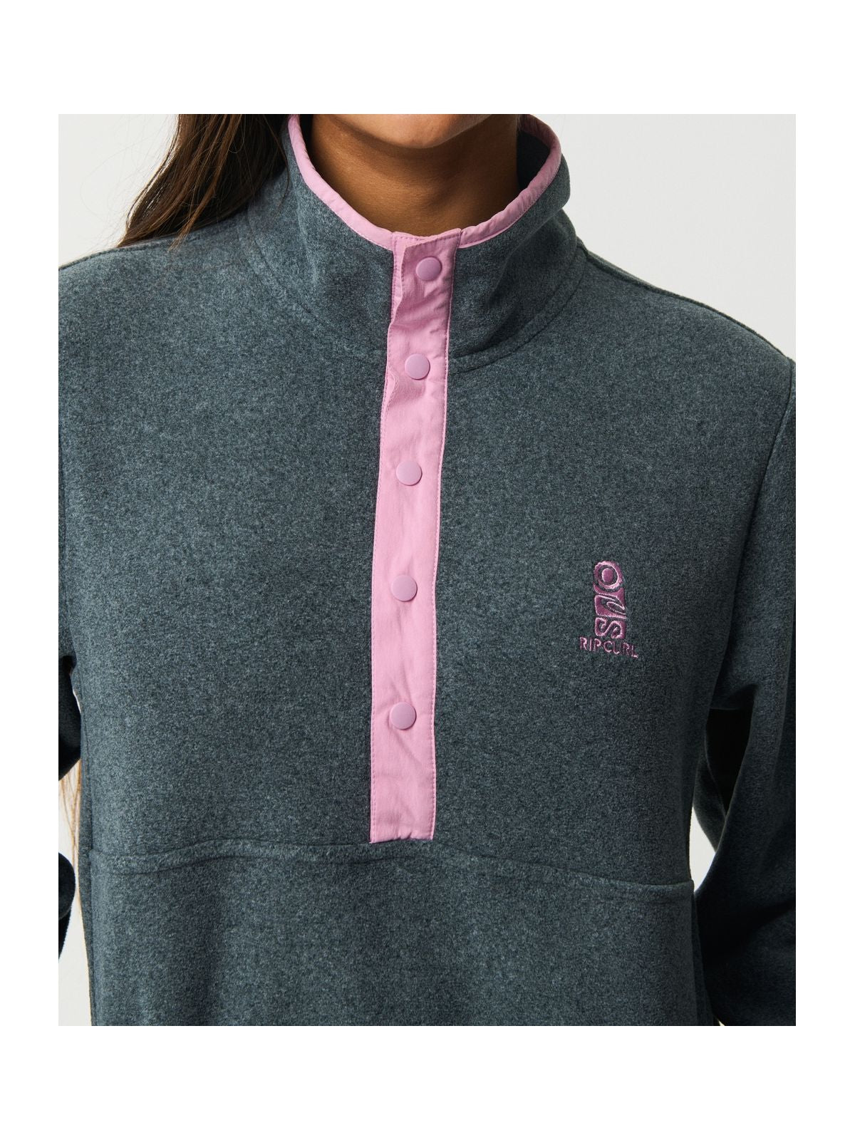 Polar damski RIP CURL S-Series Polartec Fleece brązowy