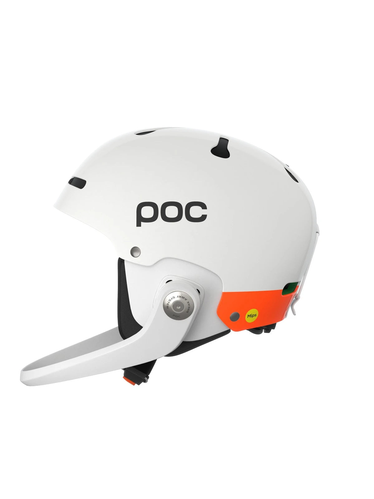 Kask narciarski POC Artic SL MIPS biało pomarańczowy