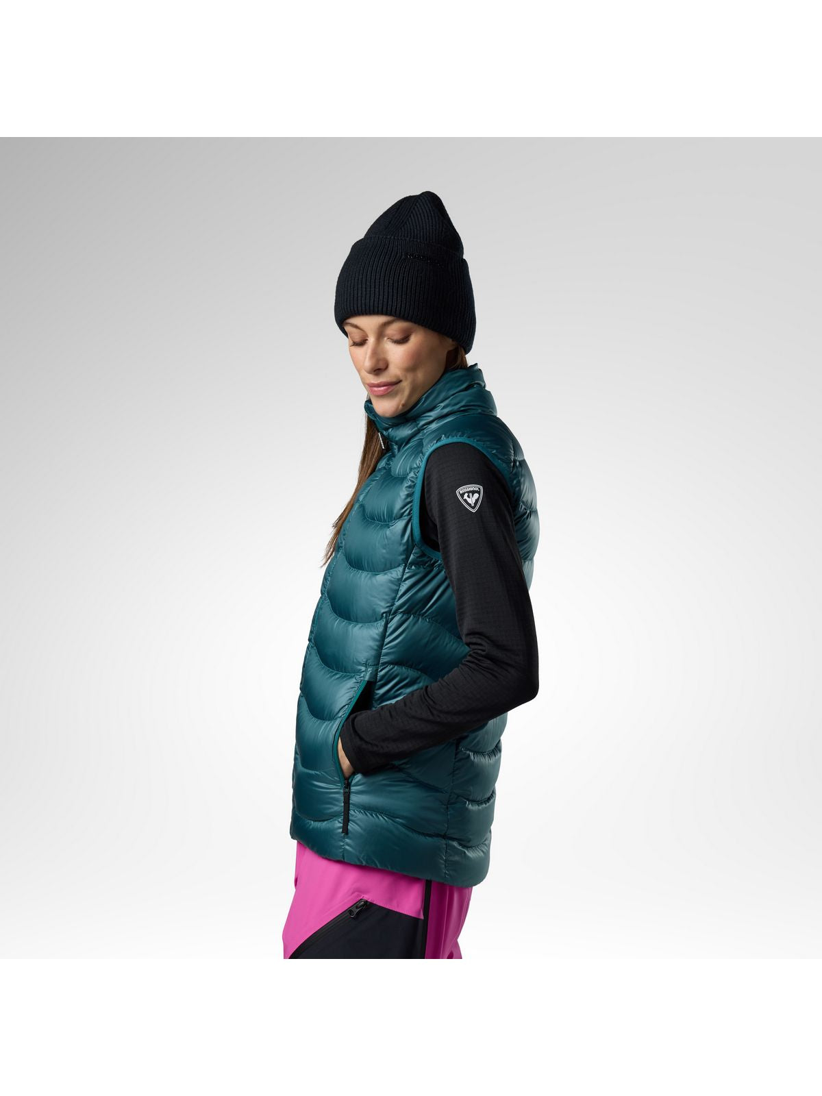 Kamizelka damska ROSSIGNOL W Verok Down Vest zielona