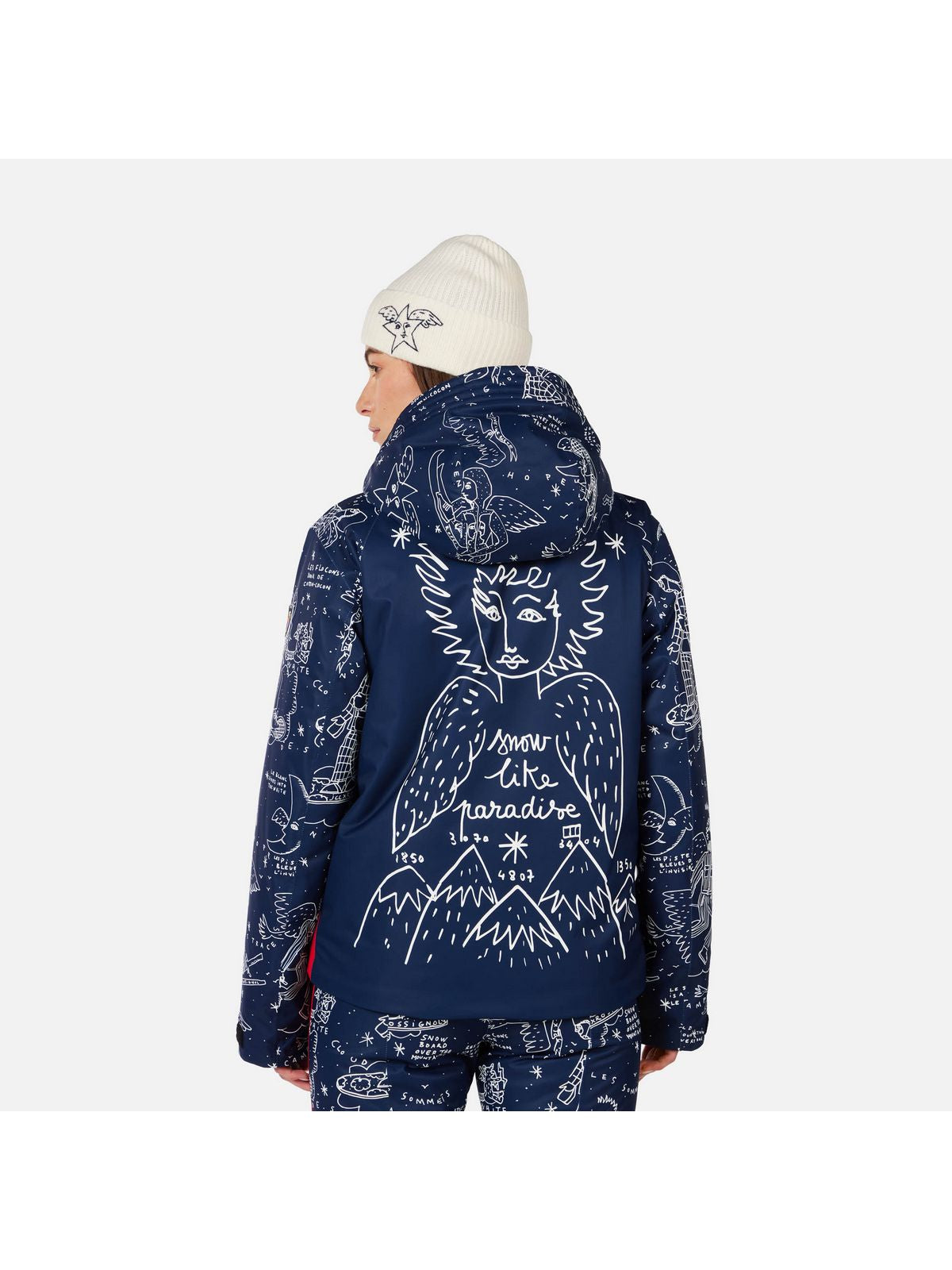 Kurtka narciarska damska ROSSIGNOL W JCC SUBLIM JKT granatowa