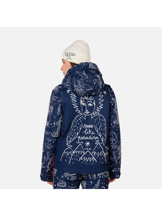 Kurtka narciarska damska ROSSIGNOL W JCC SUBLIM JKT granatowa
