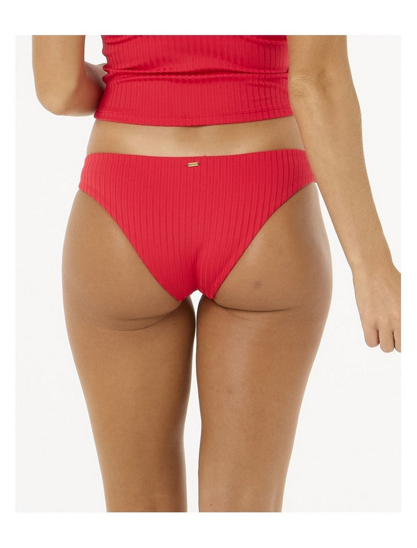 Majtki kąpielowe RIP CURL Premium Surf Cheeky Pant czerwone