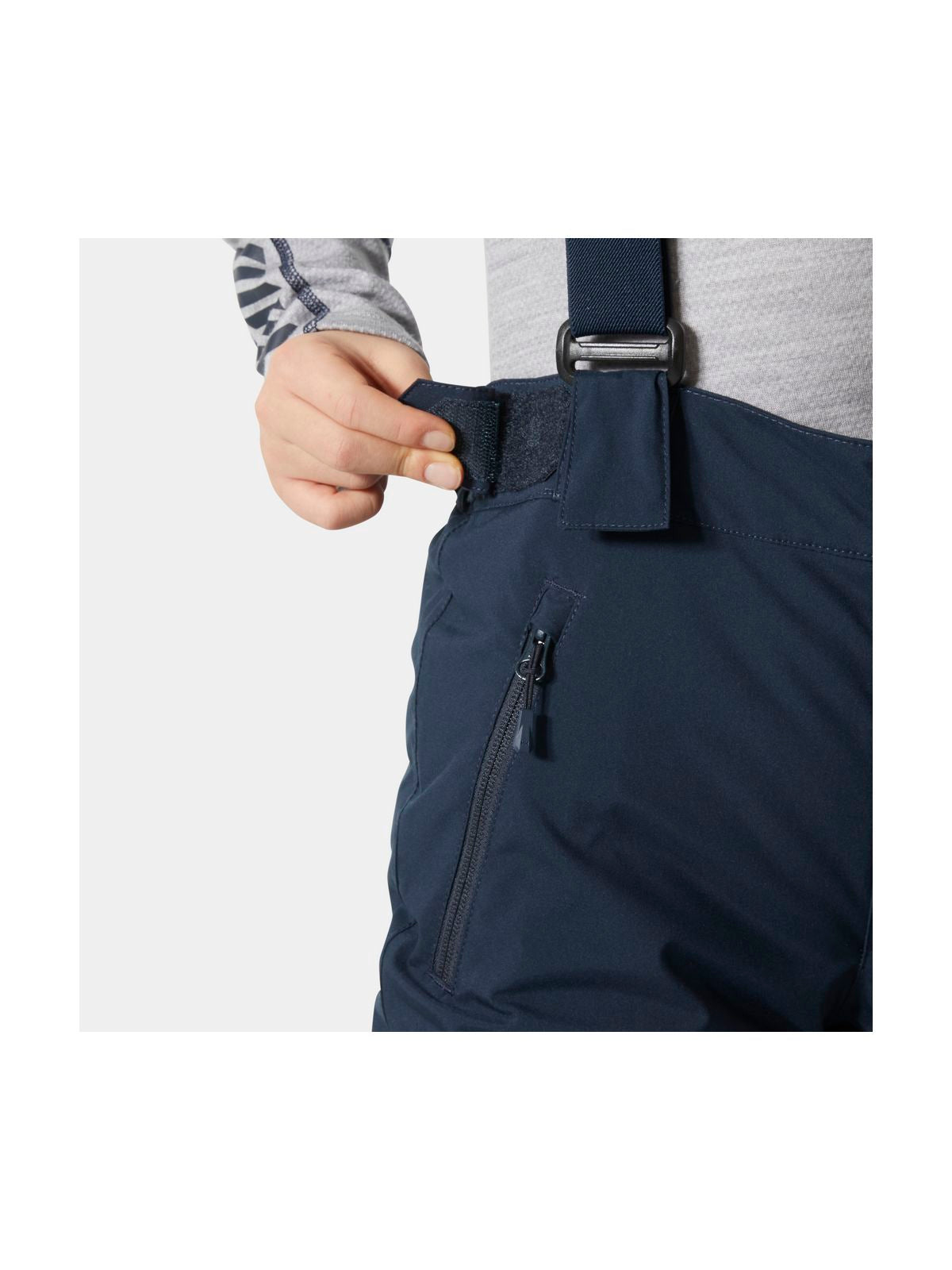 Spodnie narciarskie dziecięce HELLY HANSEN JR NO LIMITS 2.0 PANT granatowe
