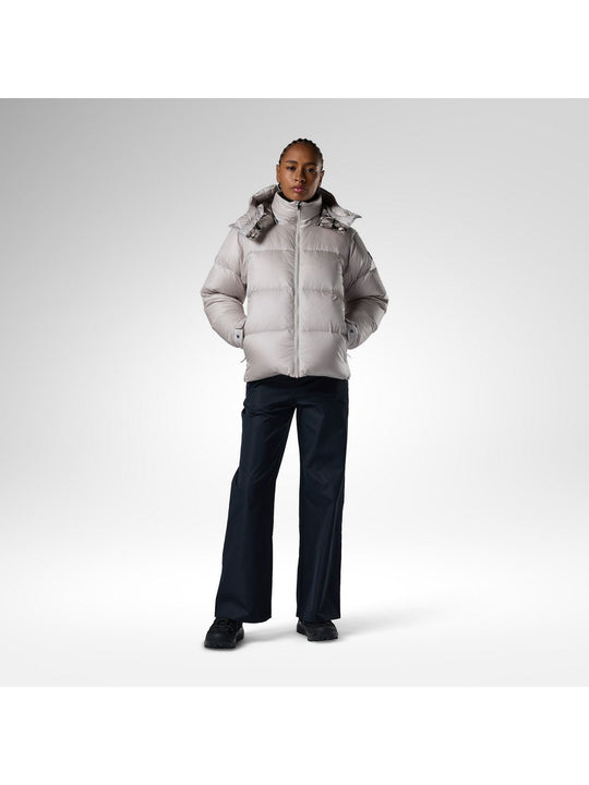 Kurtka narciarska damska ROSSIGNOL W Abel Down Hoodie Jacket szara

