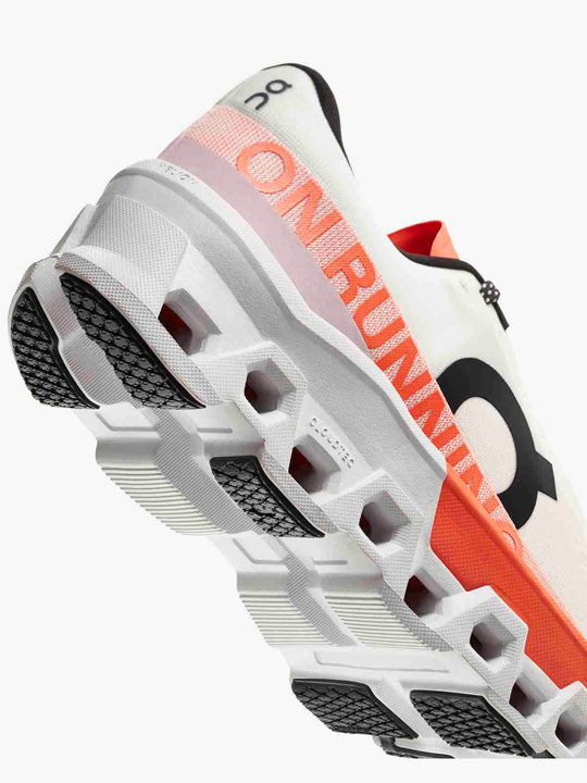 Buty do biegania męskie ON RUNNING Cloudmonster 2 biały pomarańcz
