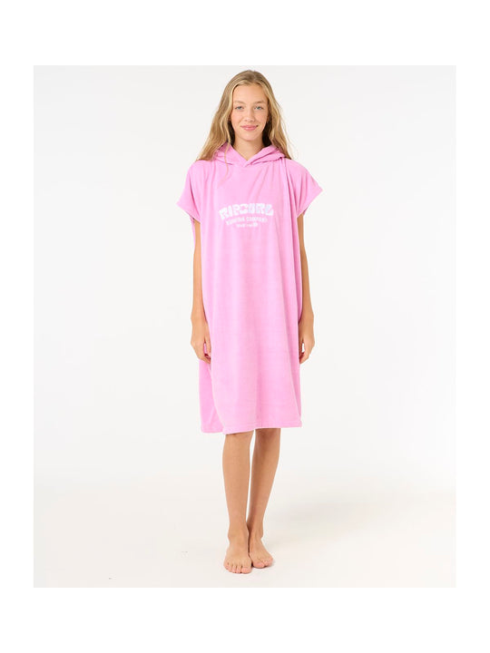 Ponczo damskie RIP CURL Classic Surf Hooded Towel-Girl różowe
