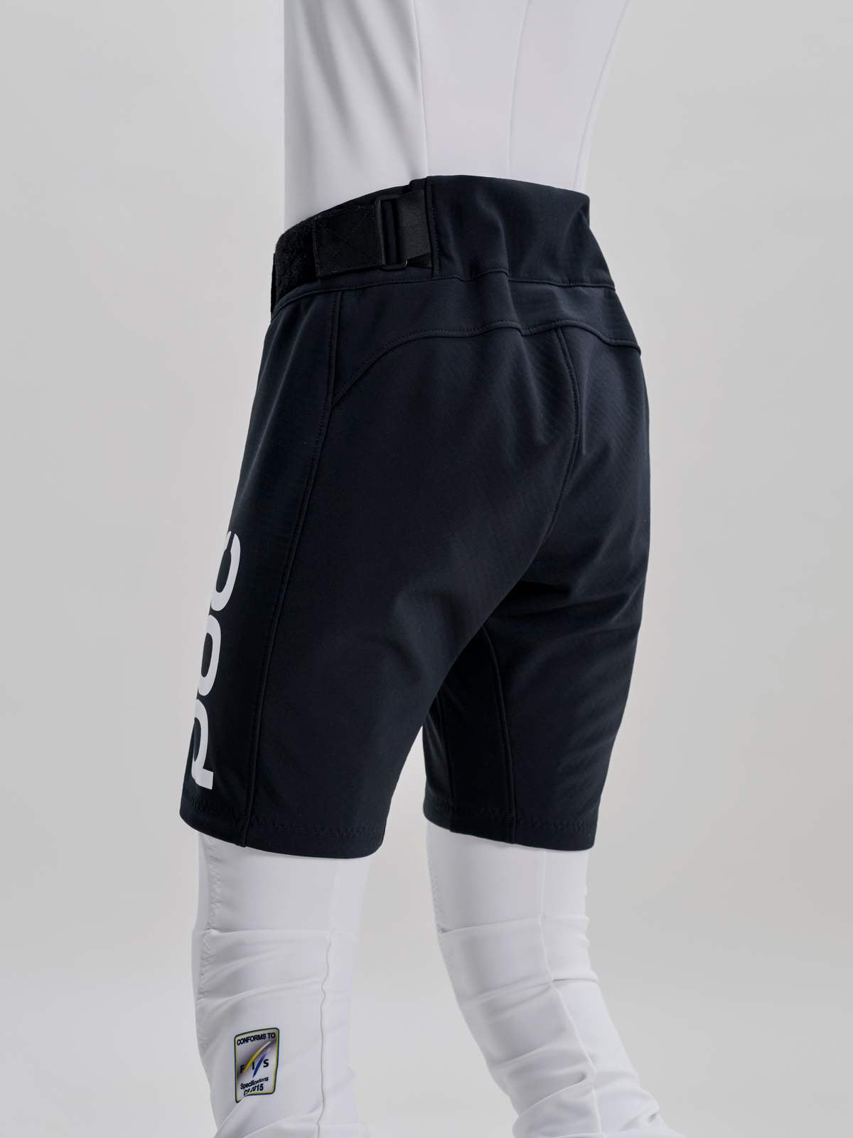 Spodenki na gumę POC Jr Race Shorts czarny