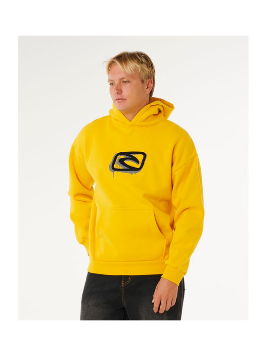 Bluza męska RIP CURL Medina Inner Visions Hood żółta
