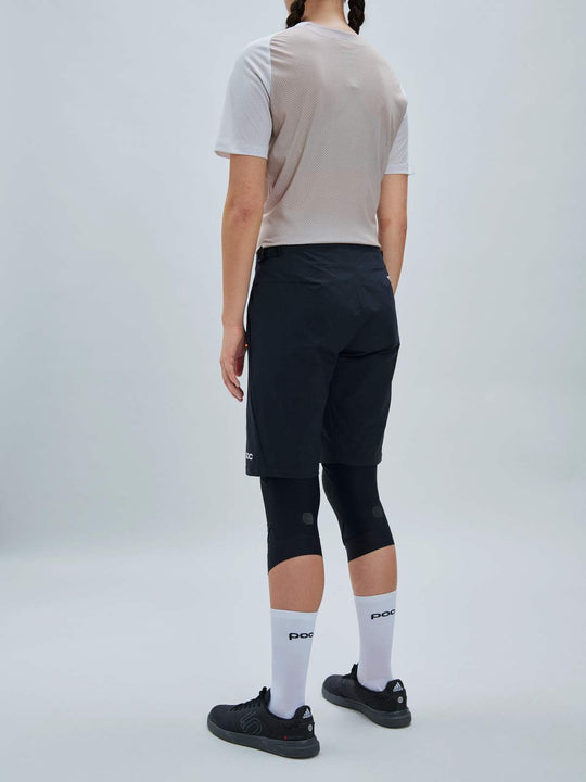 Spodenki rowerowe damskie POC W’s Motion Air Shorts czarny - Adventure Sports
