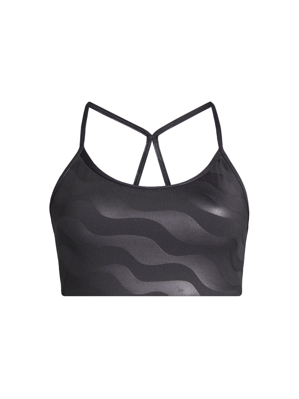 Stanik sportowy CASALL Sleek Strappy Sports Bra Printed kolor czarny
