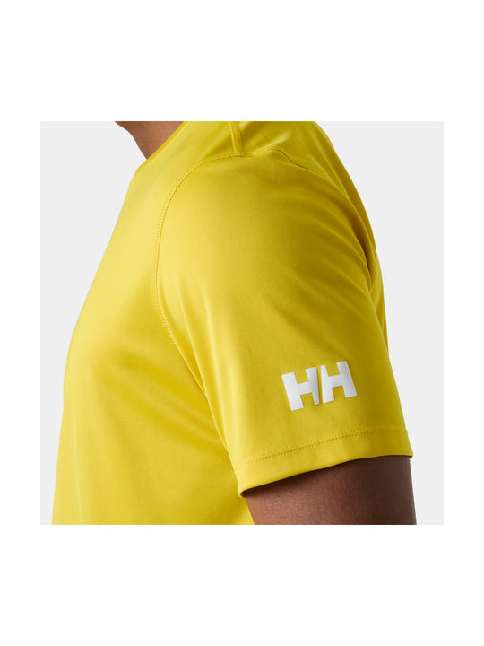 Koszulka męska HELLY HANSEN HH TECH T-SHIRT 2.0 żółta
