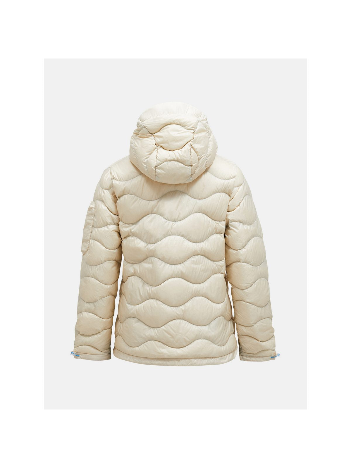 Kurtka puchowa damska PEAK PERFORMANCE Helium Utility Down Hood Jacket Women beżowy