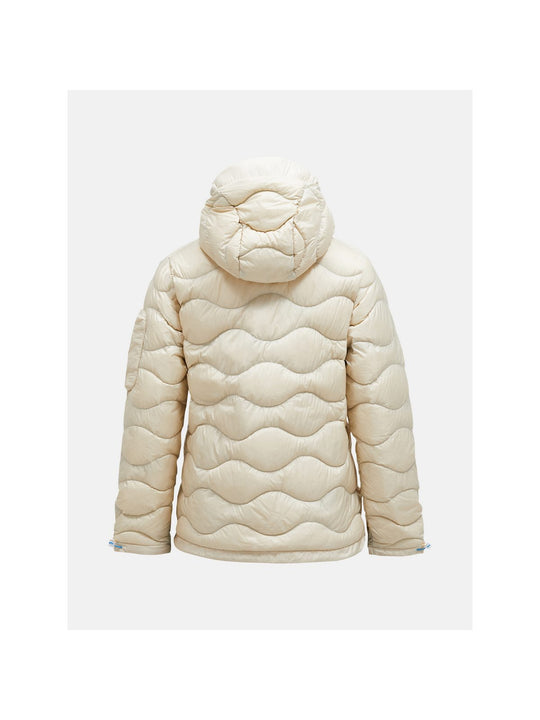 Kurtka puchowa damska PEAK PERFORMANCE Helium Utility Down Hood Jacket Women beżowy
