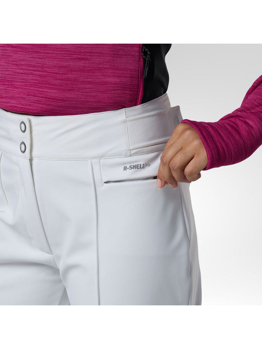 Spodnie narciarskie damskie ROSSIGNOL W Resort Softshell Pant białe
