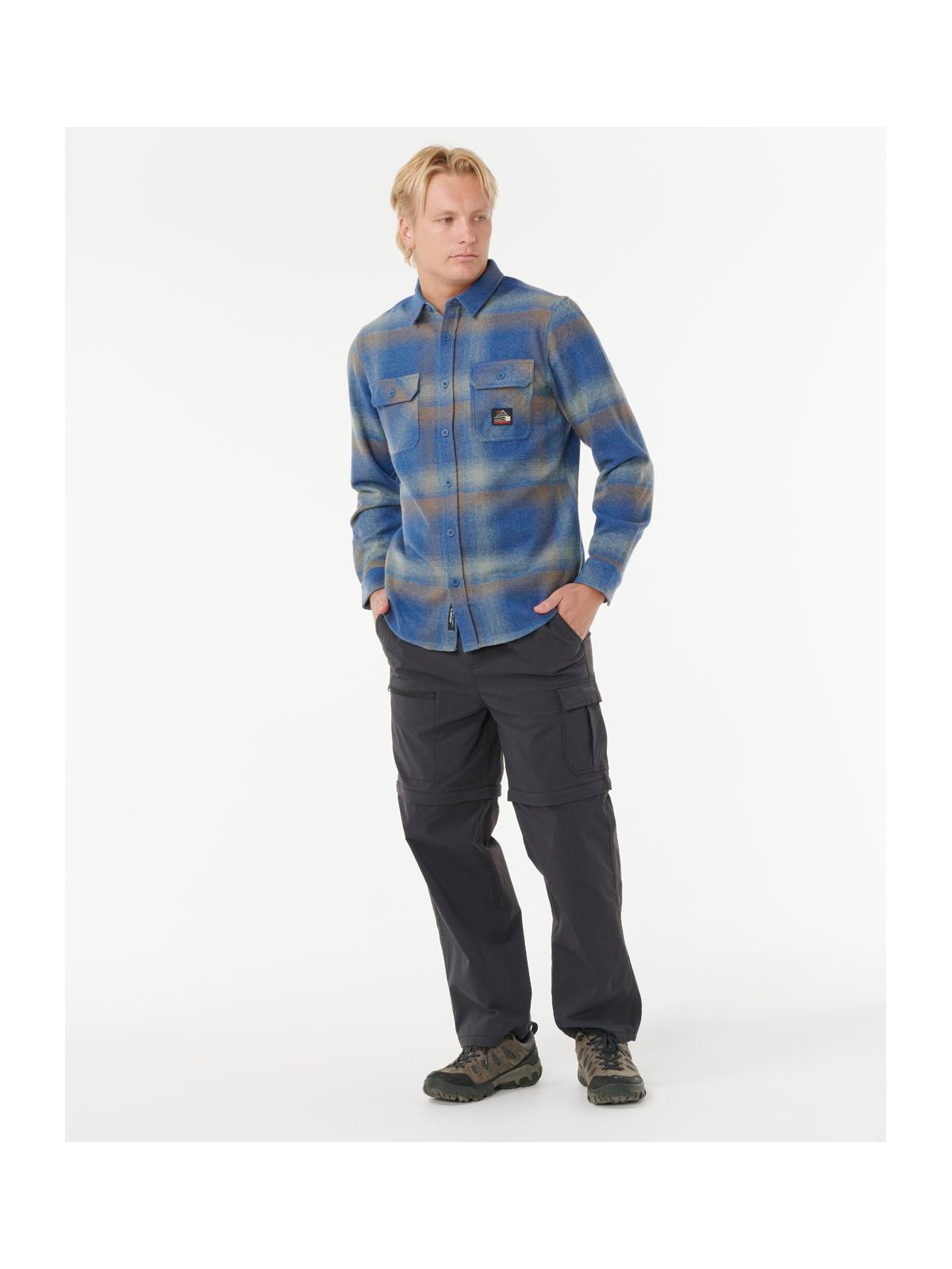 Koszula RIP CURL SEARCH WOOL FLANNEL granatowa