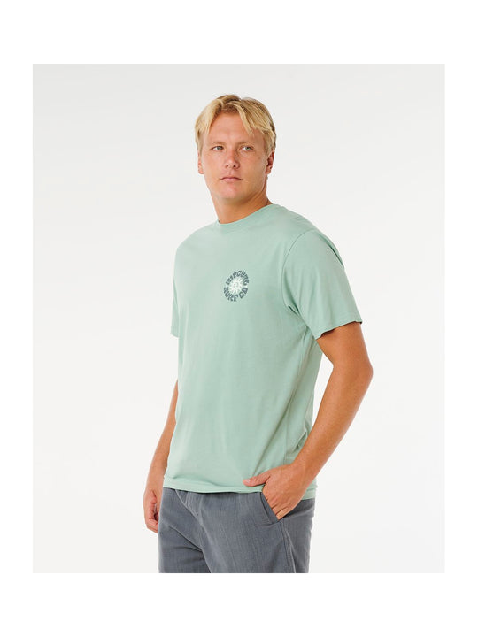 Koszulka męska RIP CURL Pacific Rinse Circle Tee zielona
