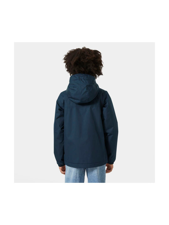 Kurtka outdoorowa dziecięca HELLY HANSEN JR VANCOUVER FLEECE INS JACKET granatowa
