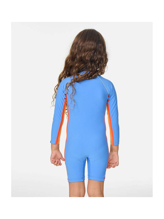 Kostium dziewczęcy RIP CURL Sun Revival Springsuit-Girl niebieski
